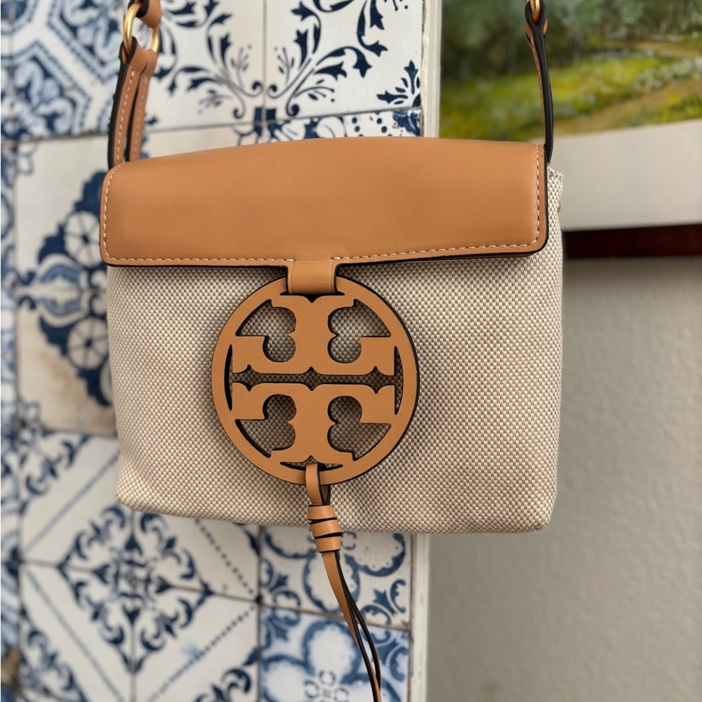 Tory Burch Miller Canvas Crossbody Bag